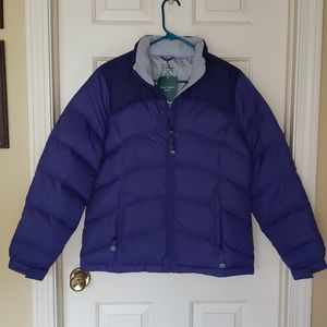 L.L. Bean Goose Down Purple Puffer Jacket